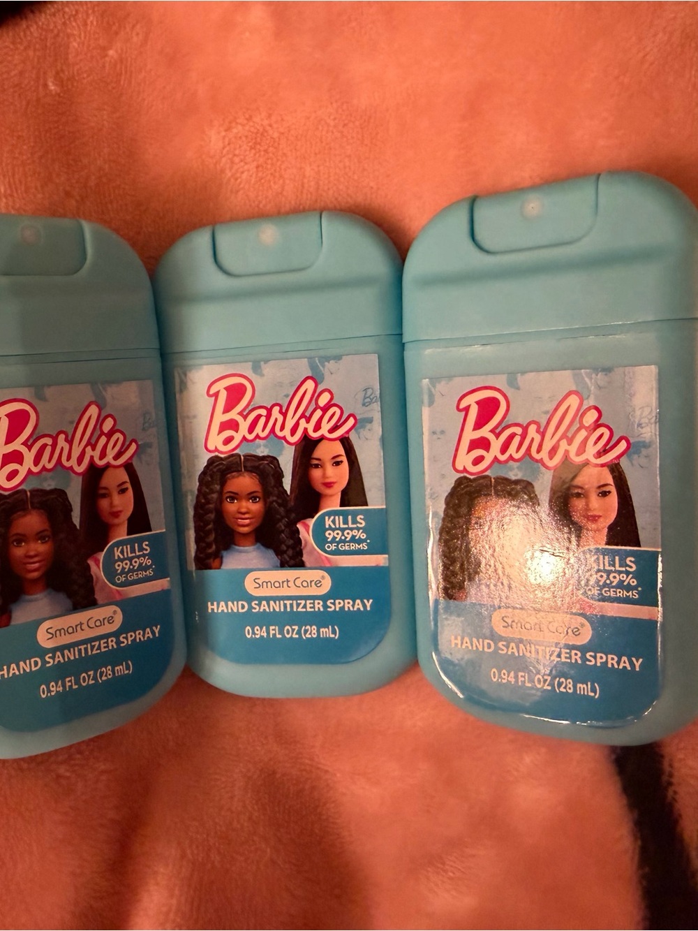 Barbie Hand Sanitizer Spray - Light Blue Bottle